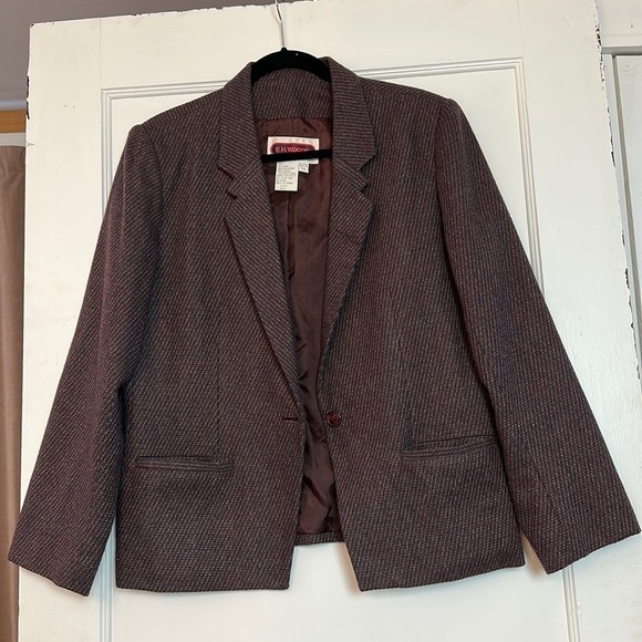 Vintage Blazer E. H. Woods blazer. Dark academia style. - Picture 1 of 15